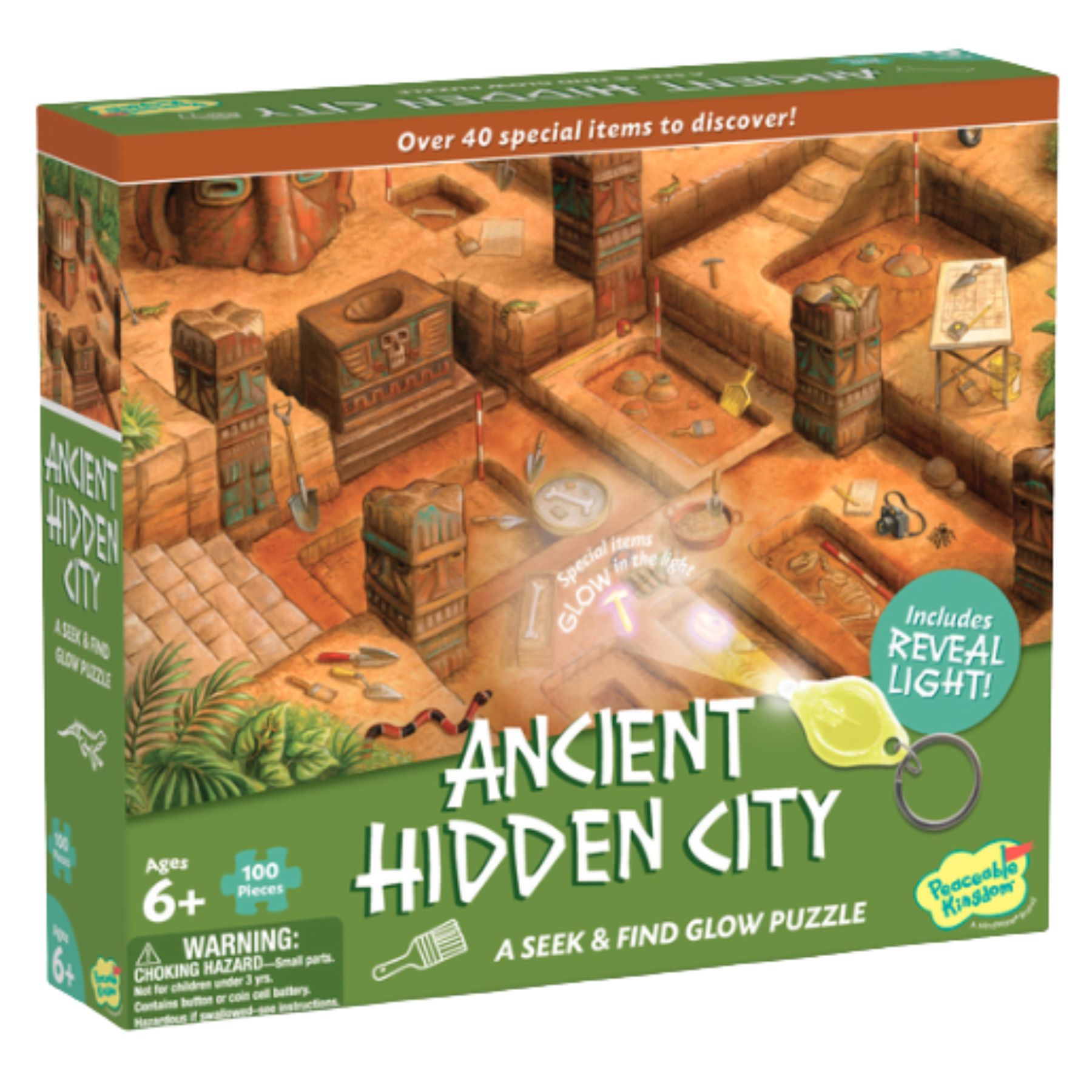 Ancient Hidden City: A Seek & Find Glow Puzzle