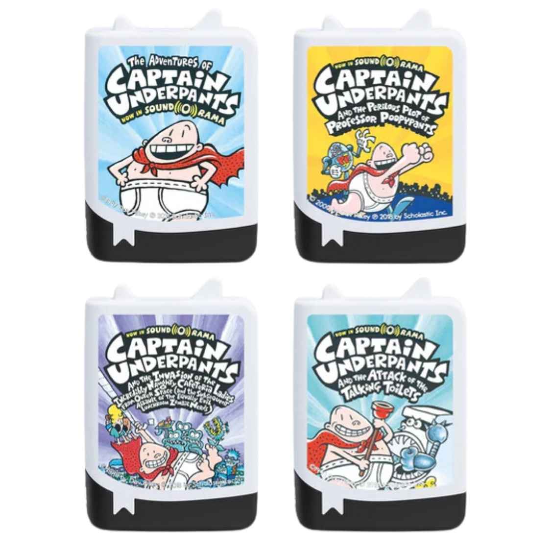 4 Captain Underpants Tonies