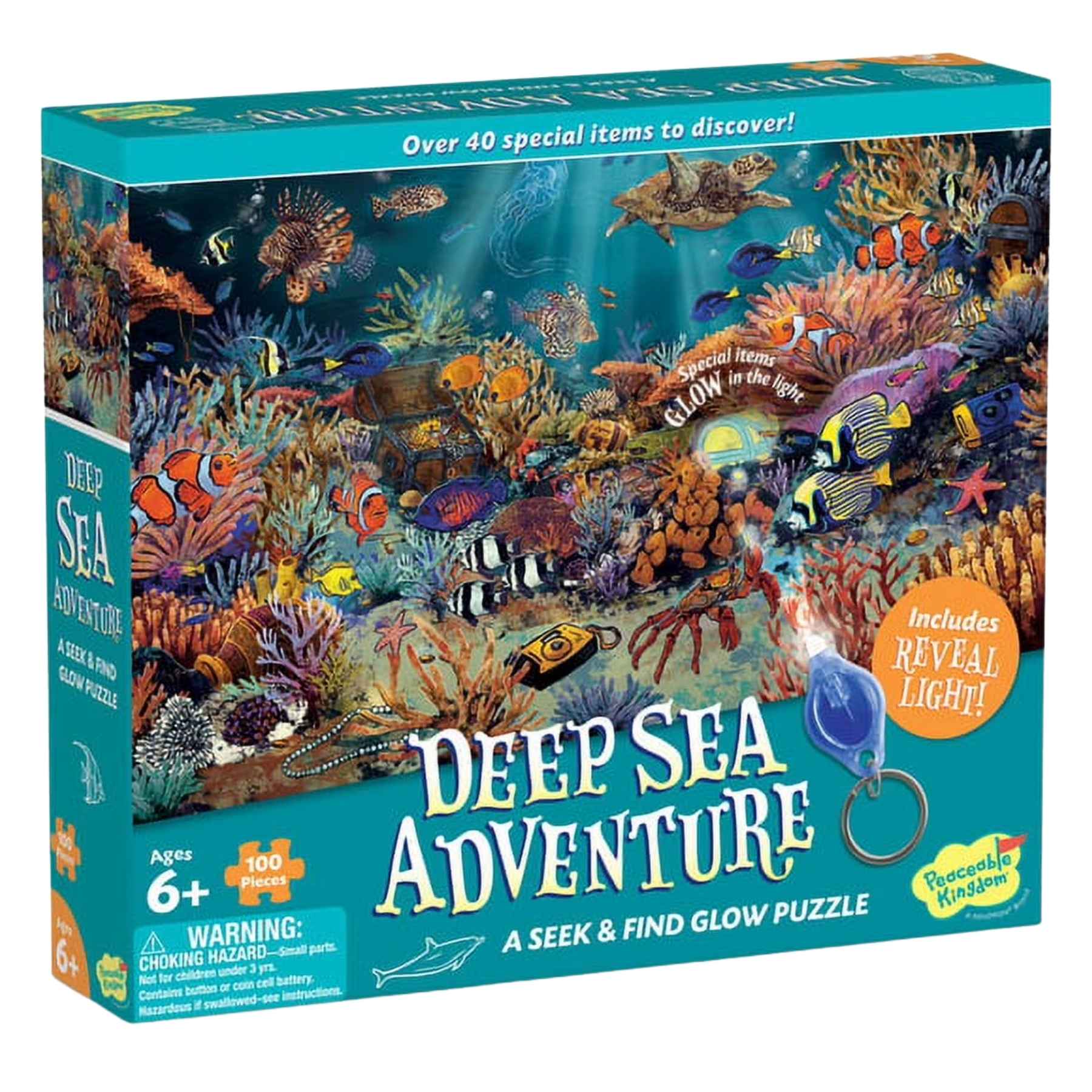 Deep Sea Adventure: A Seek & Find Glow Puzzle
