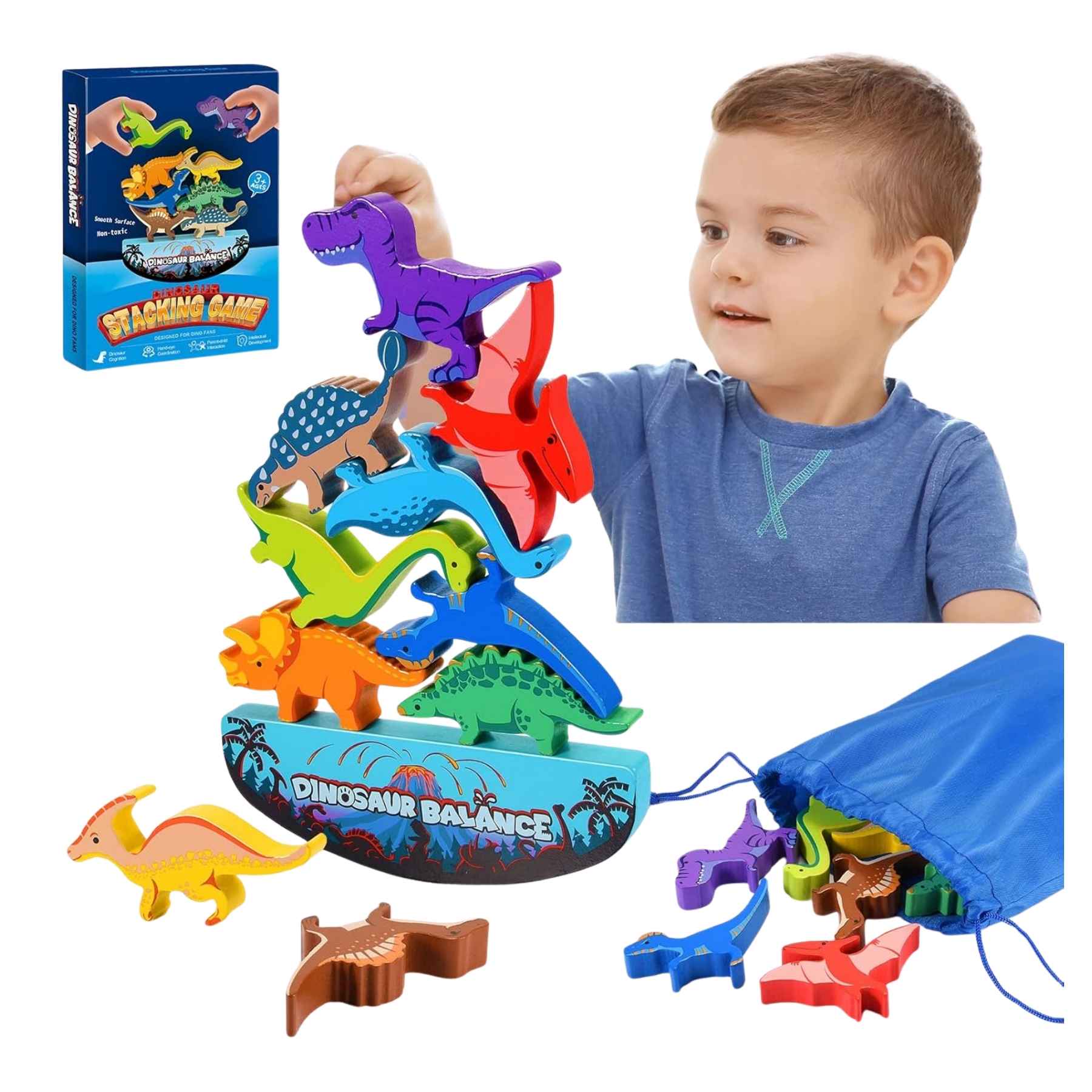 Dinosaur Stacking Game