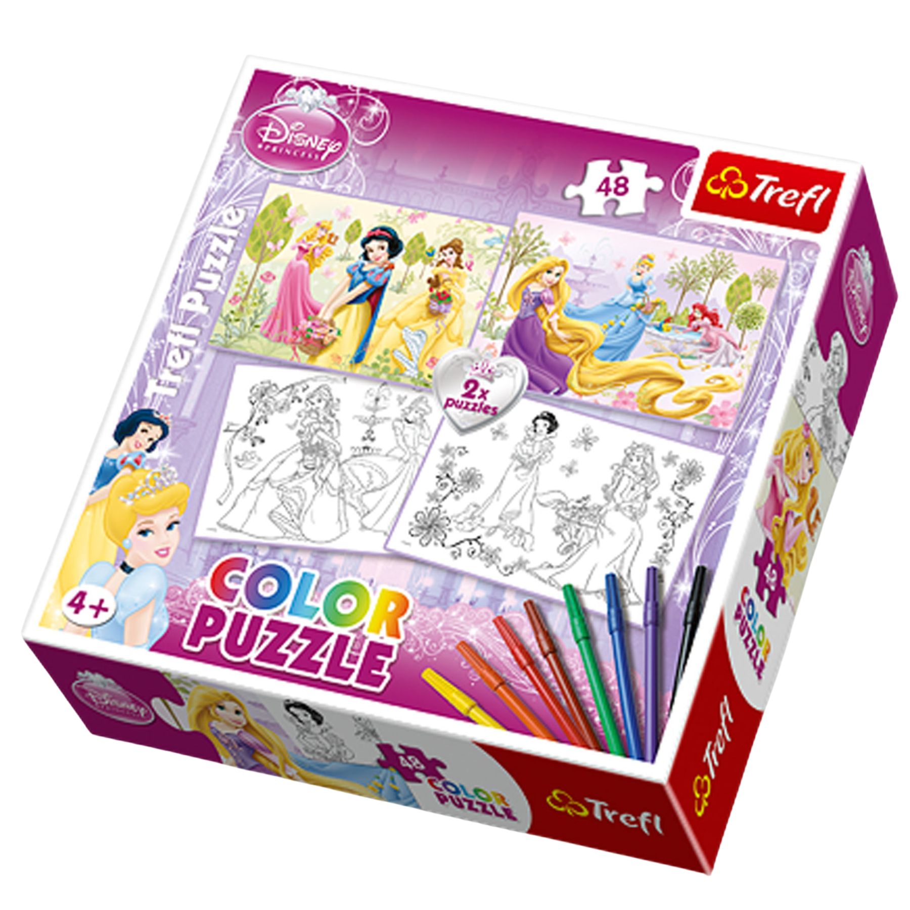 Disney Princess Color Puzzle