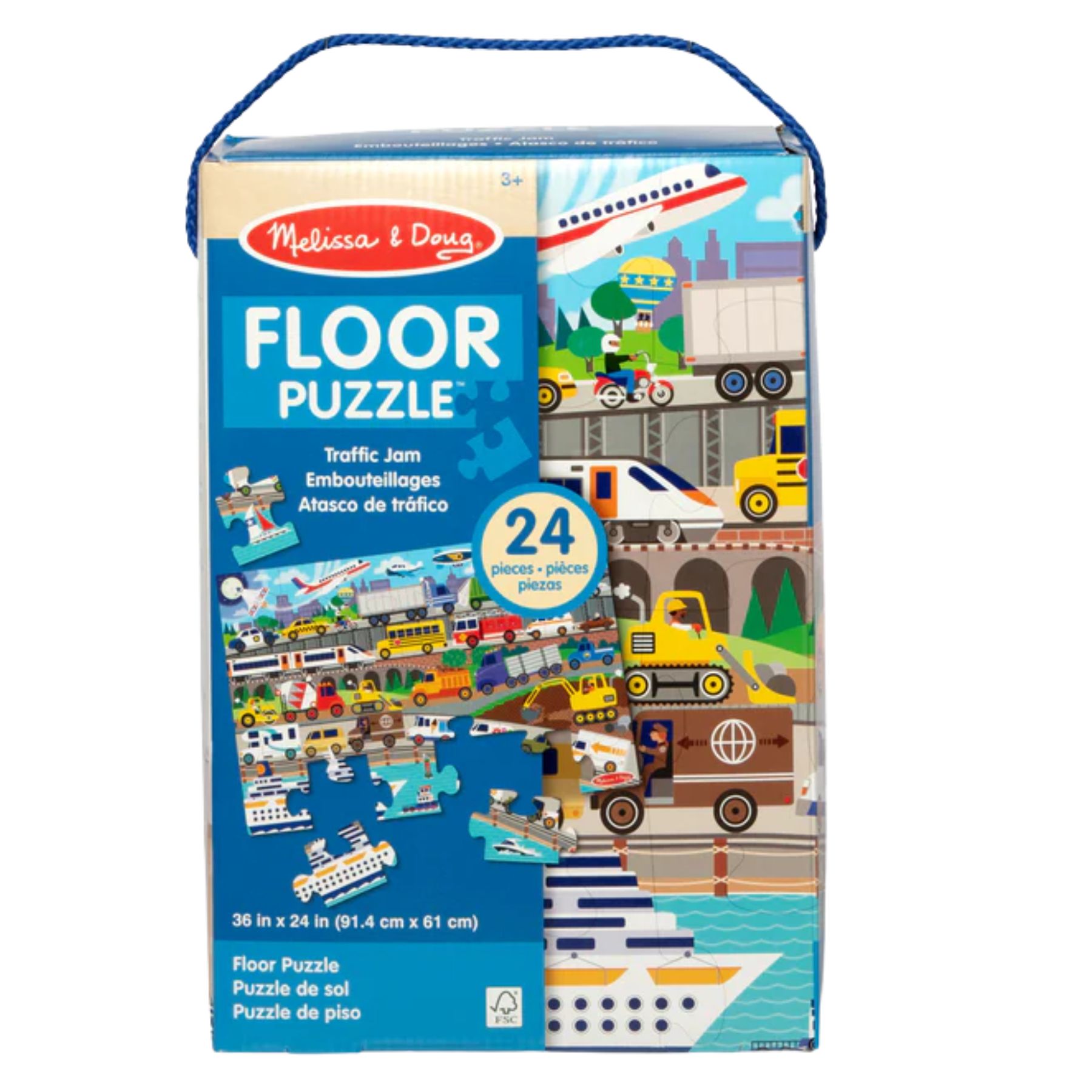 Traffic Jam Floor Puzzle