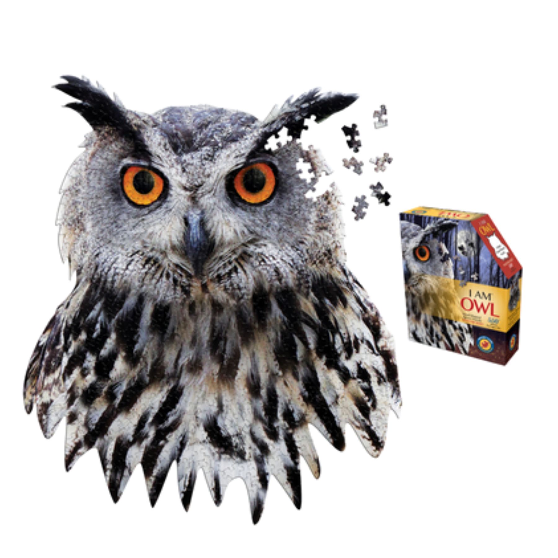 I Am Owl Animal Shaped Puzzle