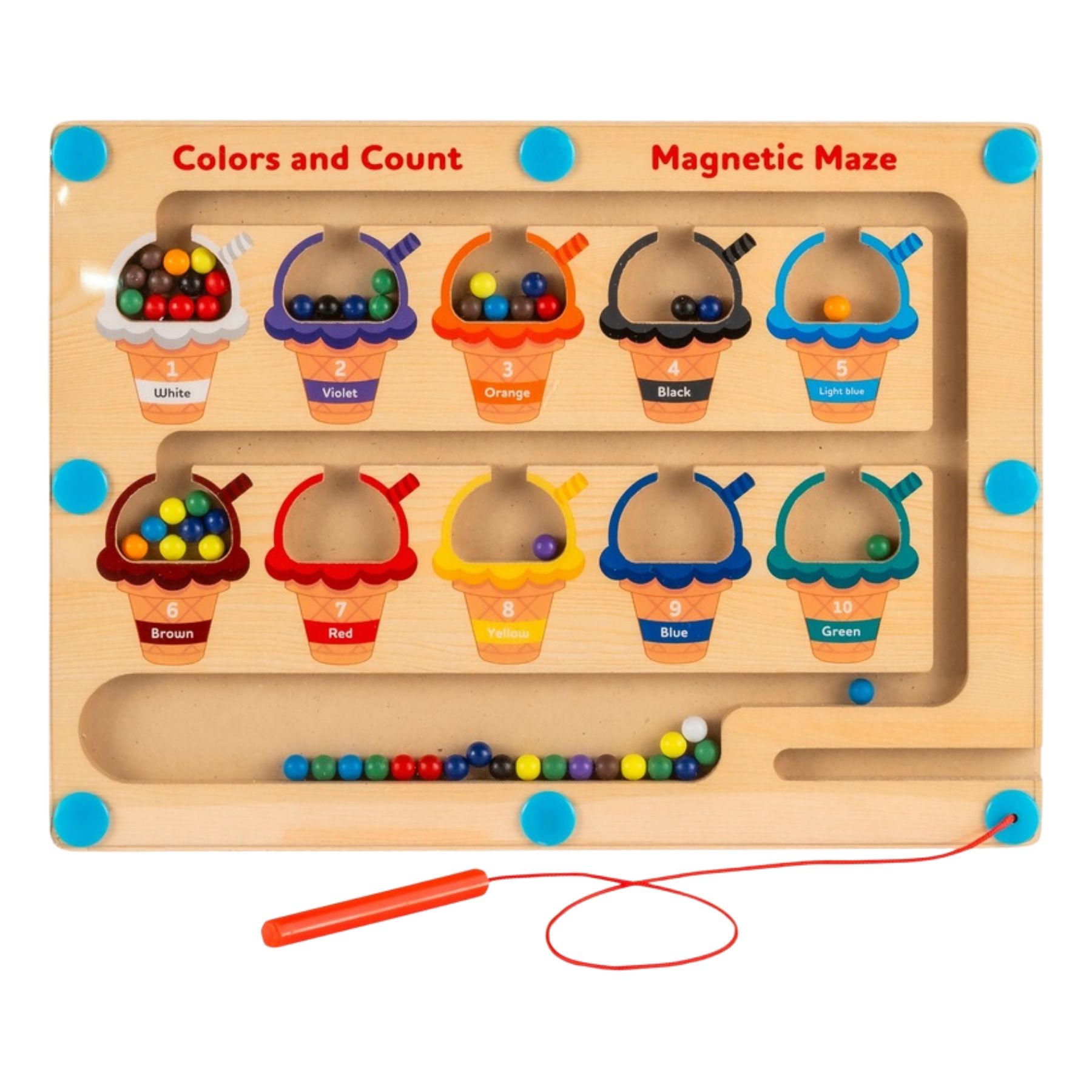 Ice Cream Magnetic Maze