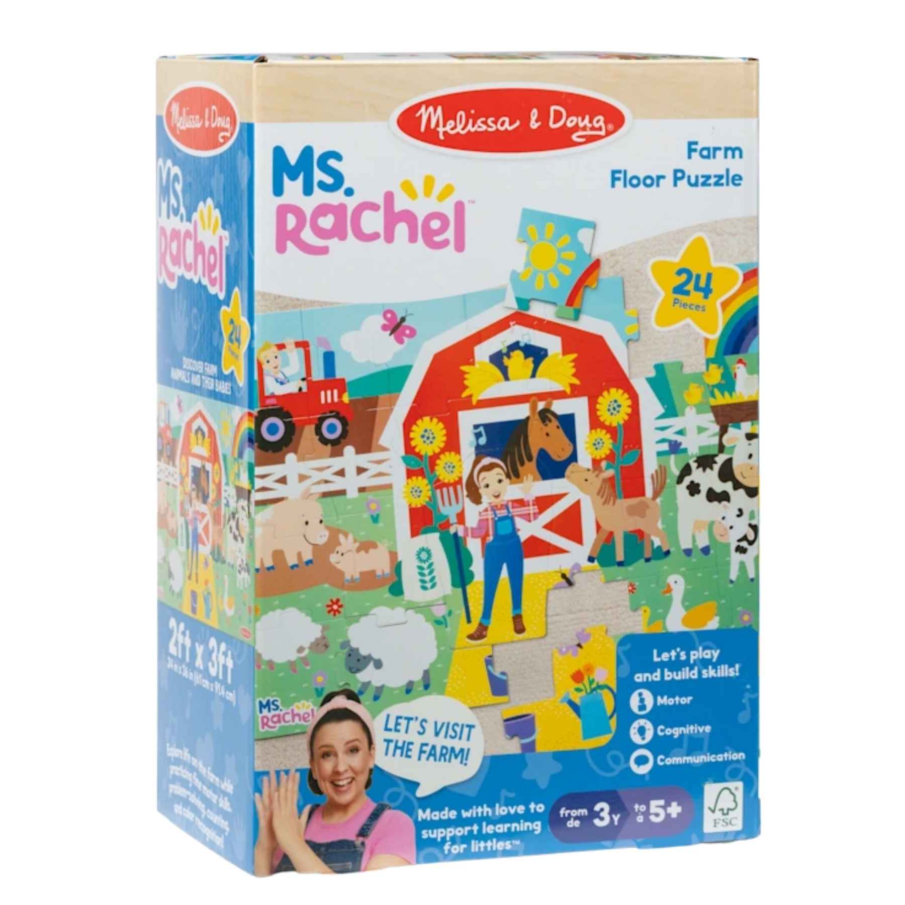 Ms. Rachel Floor Puzzle: Farm