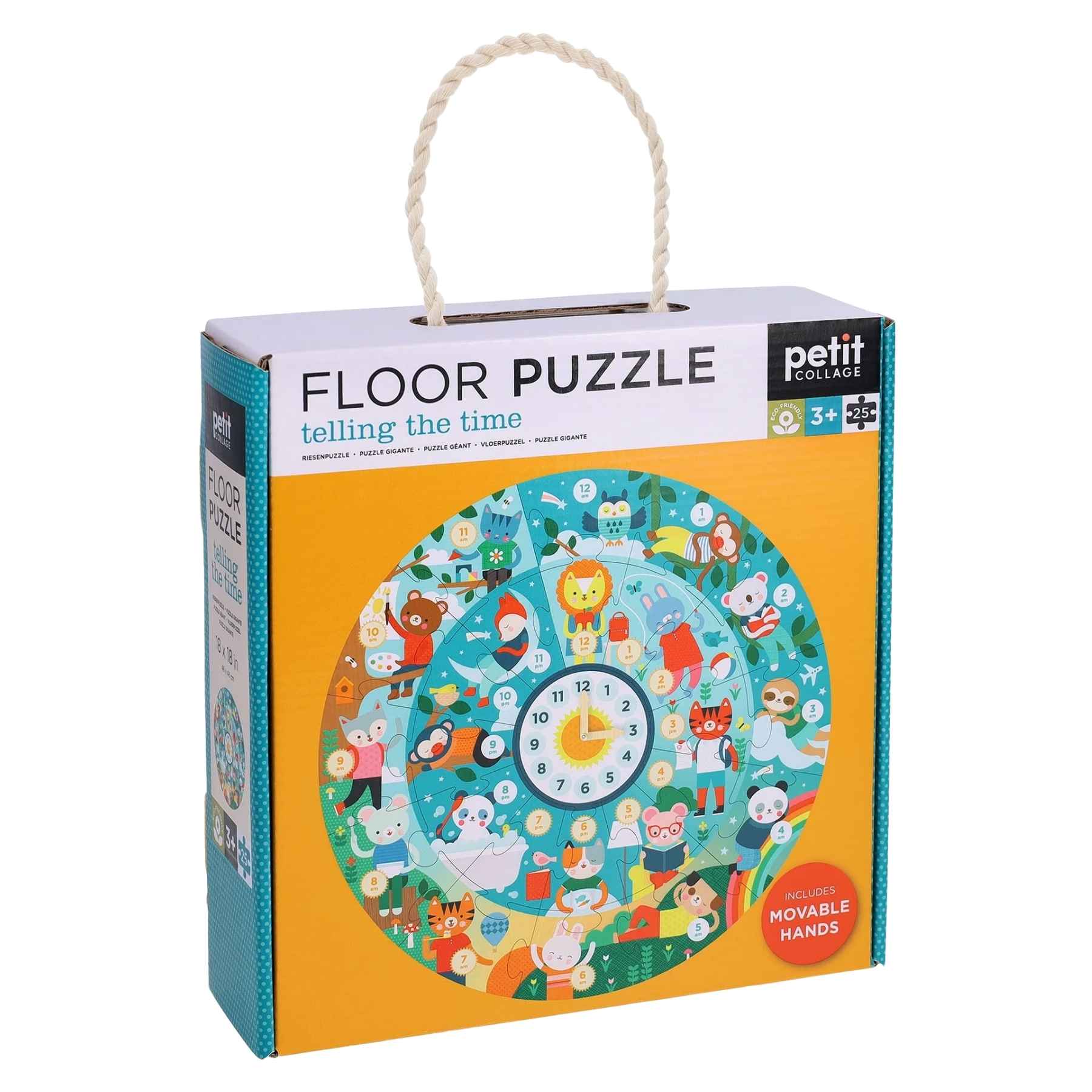 Telling the Time Floor Puzzle
