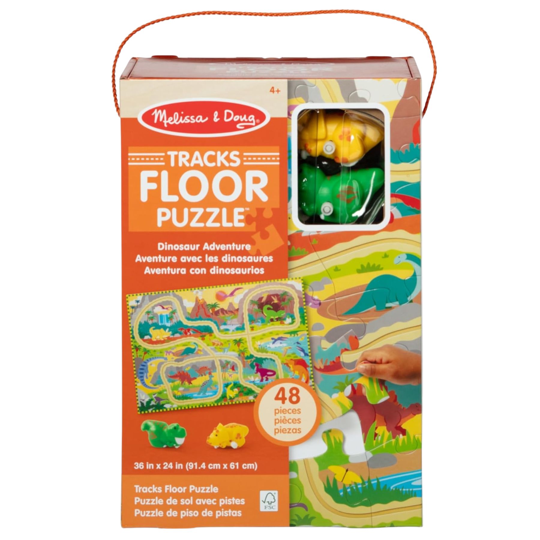 Dinosaur Adventure Tracks Floor Puzzle