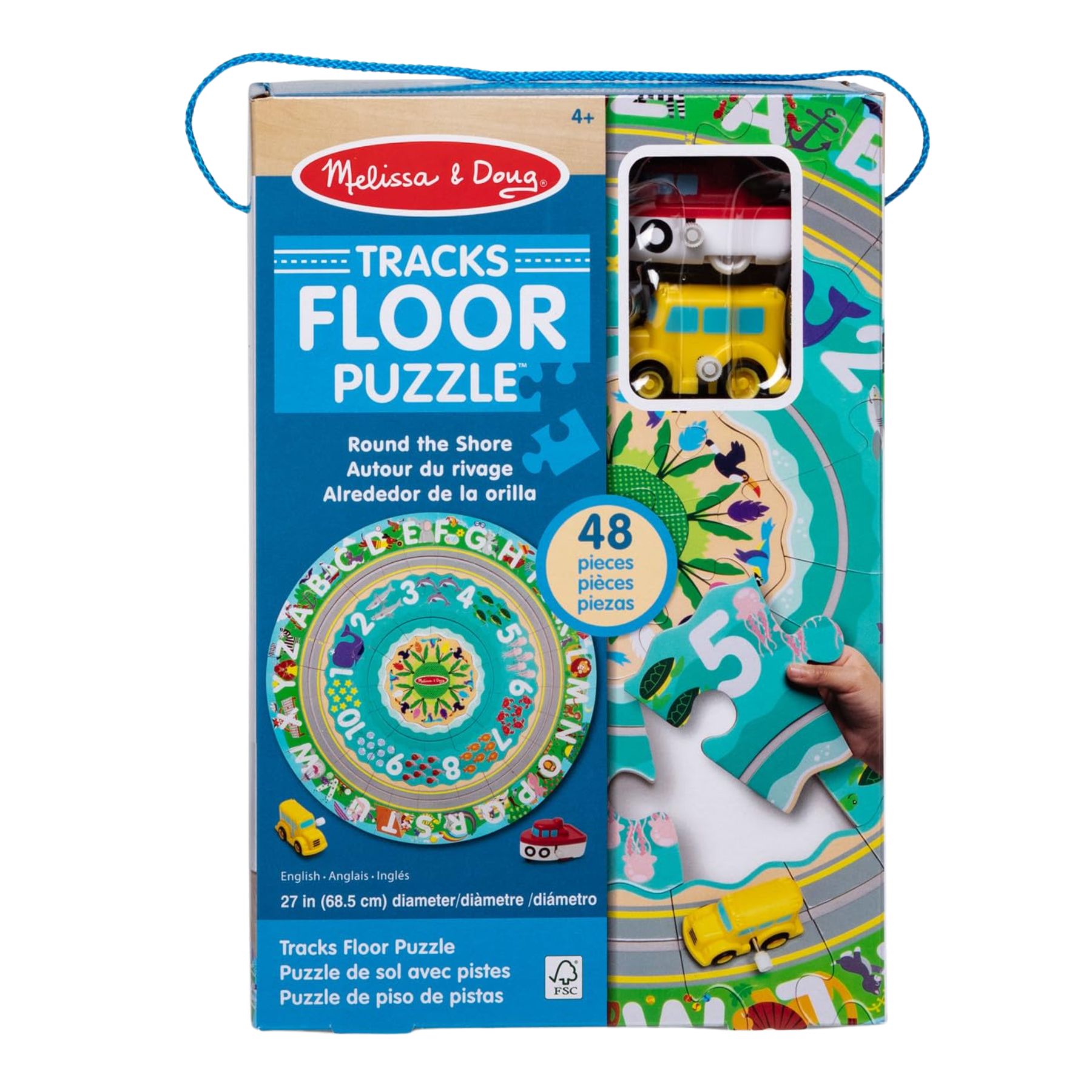 Round the Shore Tracks Floor Puzzle