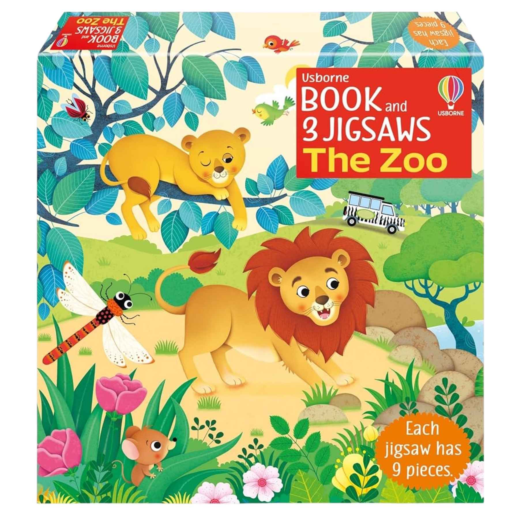 The Zoo Book and 3 Jigsaw Puzzles