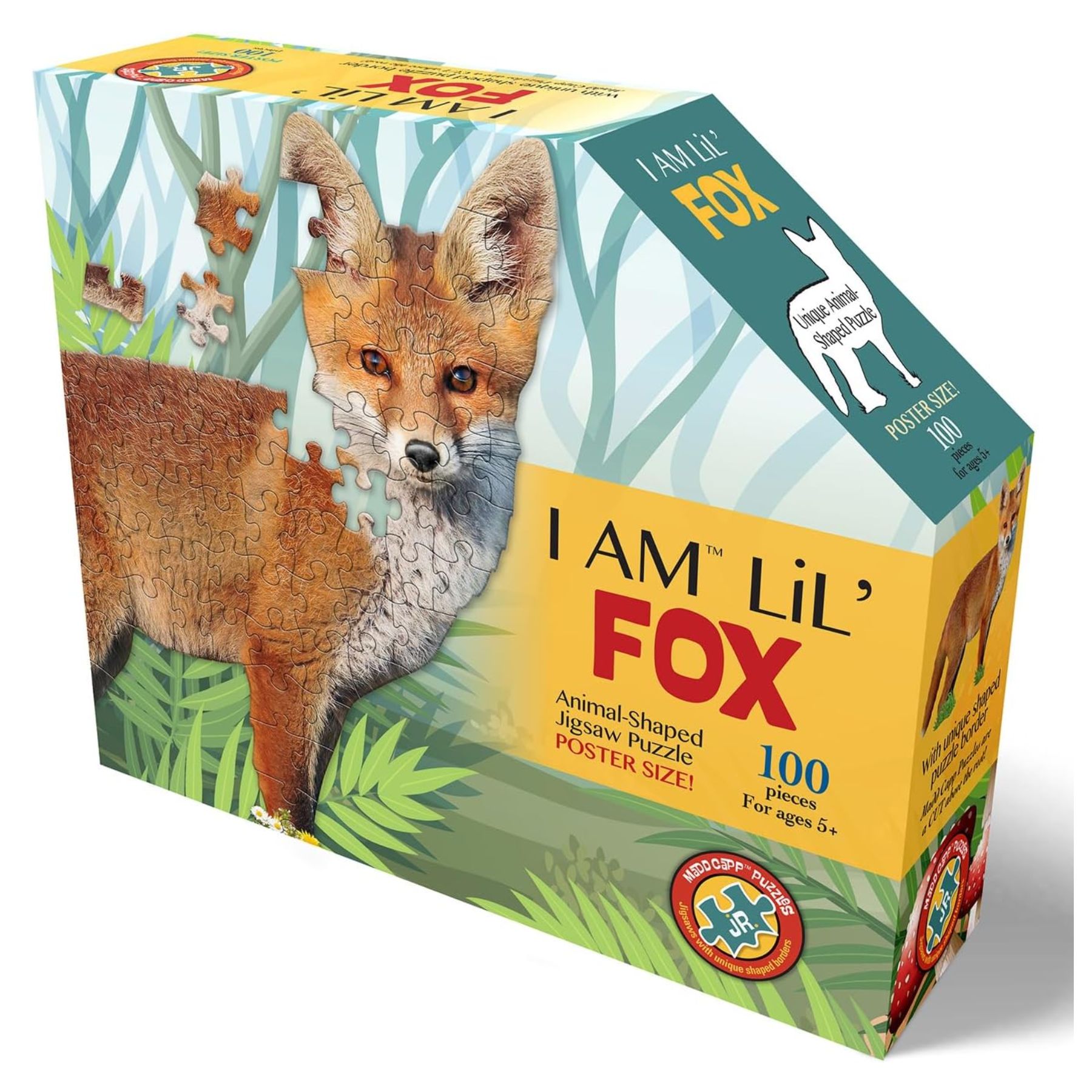 I Am Lil' Fox Animal Shaped Puzzle