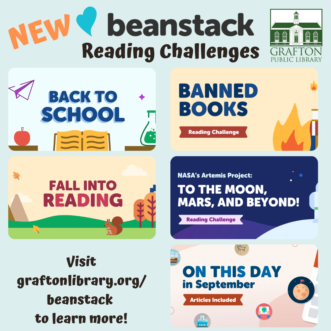 Grafton Public Library Fall 2022 Beanstack